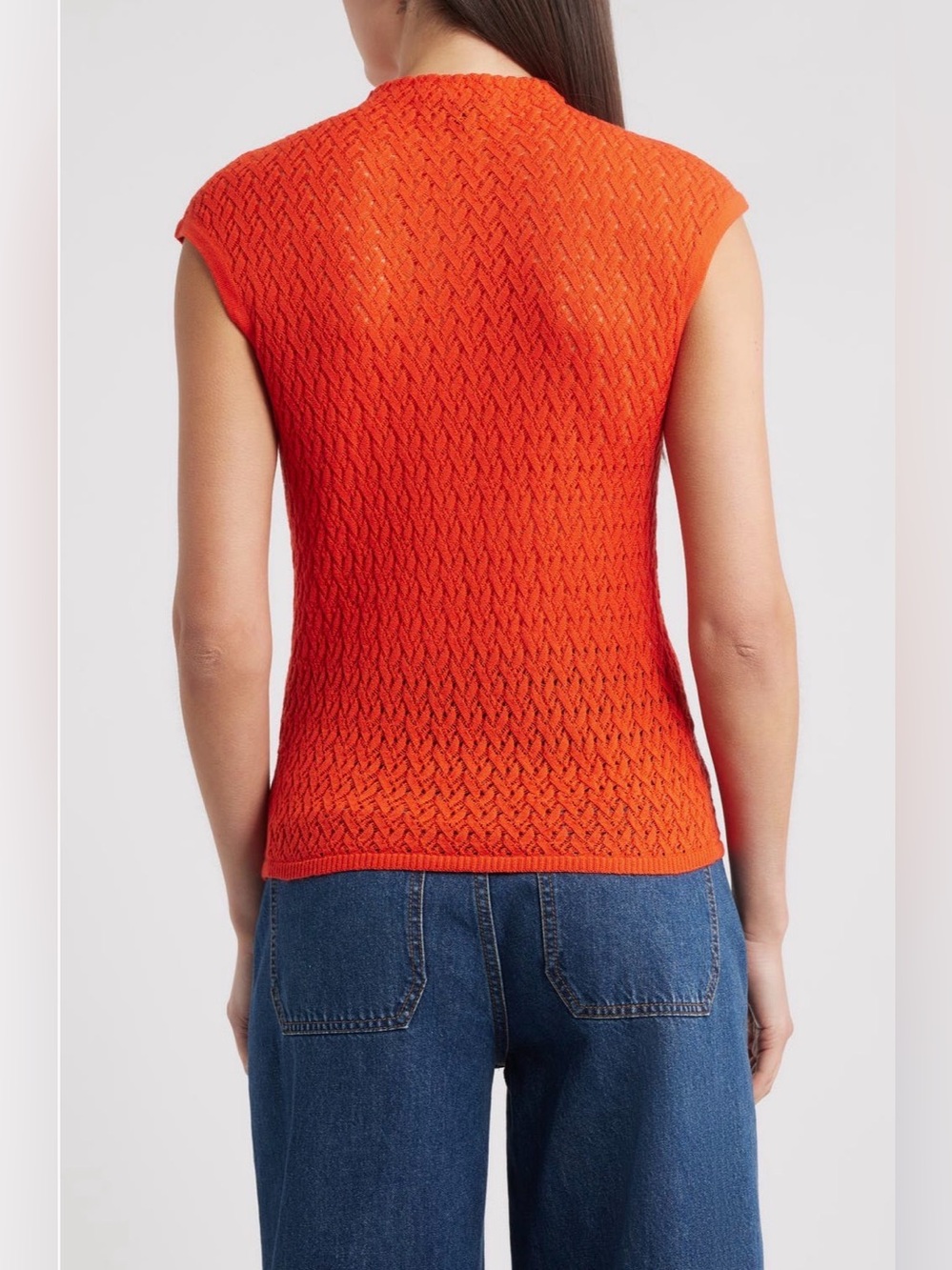NWT Rag and Bone Tana Cap Sleeve Sweater XL - Picture 2 of 10